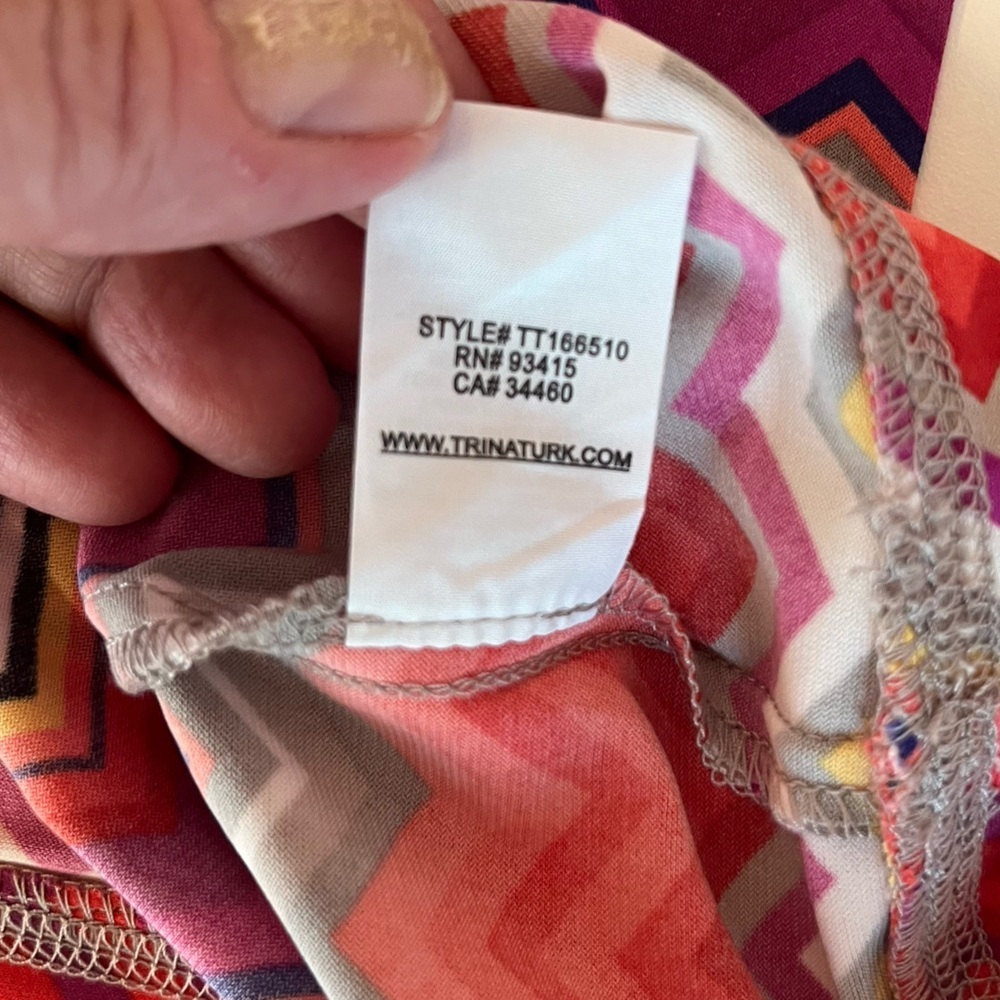 Trina Turk Zinnia Printed Sheath Dress EUC size M - Picture 6 of 9